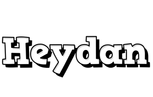 Heydan snowing logo