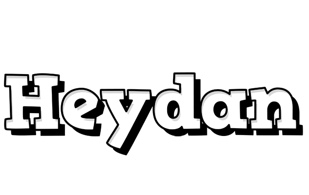 Heydan snowing logo