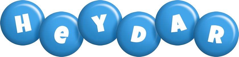 Heydar candy-blue logo