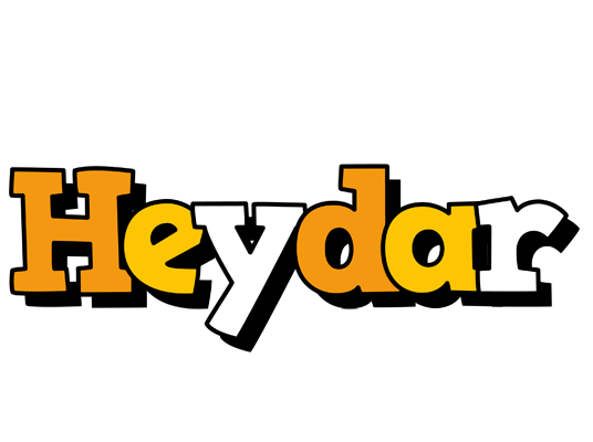 Heydar cartoon logo