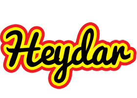 Heydar flaming logo