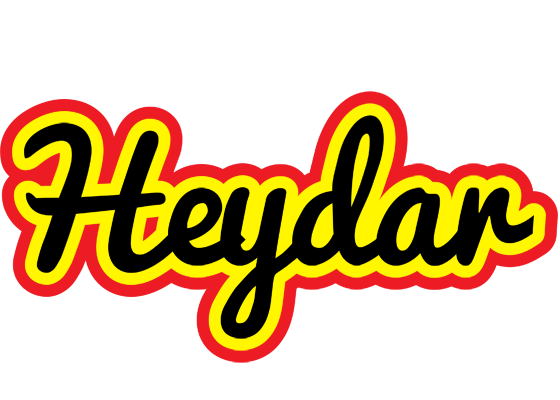Heydar flaming logo