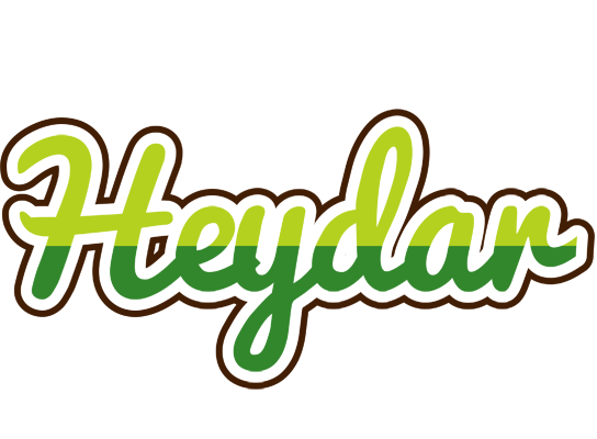 Heydar golfing logo