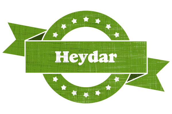 Heydar natural logo