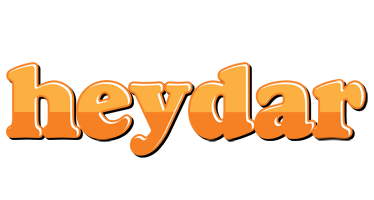 Heydar orange logo