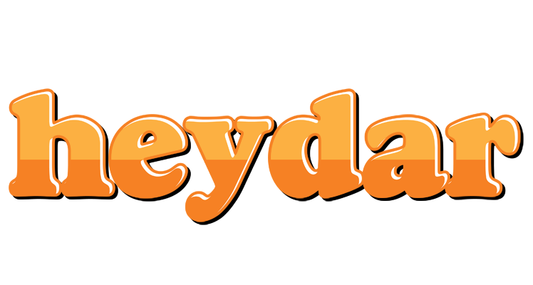 Heydar orange logo