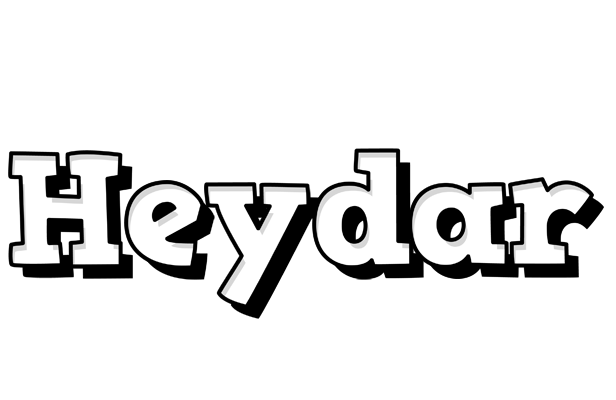 Heydar snowing logo