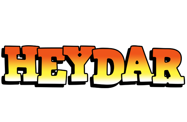 Heydar sunset logo