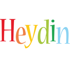 Heydin birthday logo