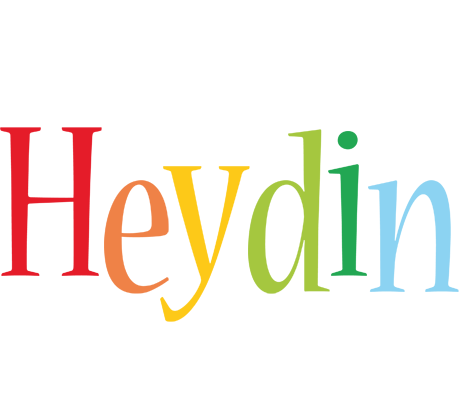 Heydin birthday logo