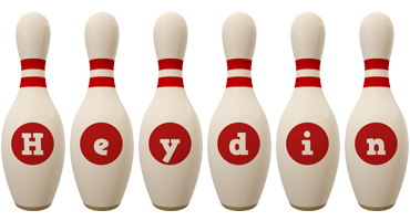 Heydin bowling-pin logo