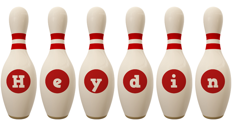 Heydin bowling-pin logo