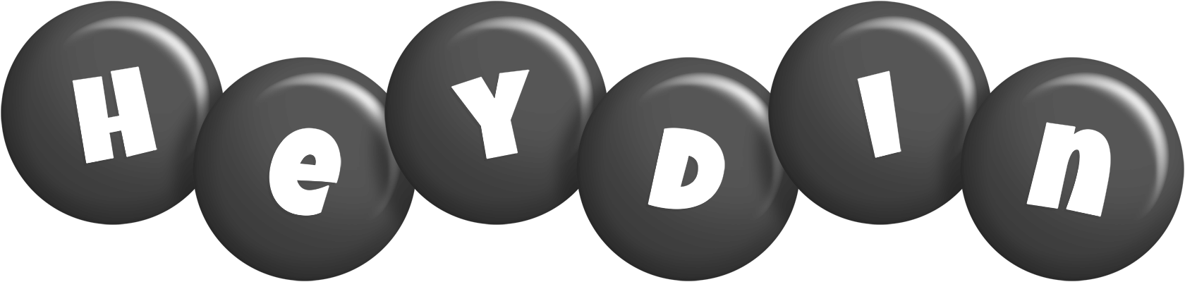 Heydin candy-black logo