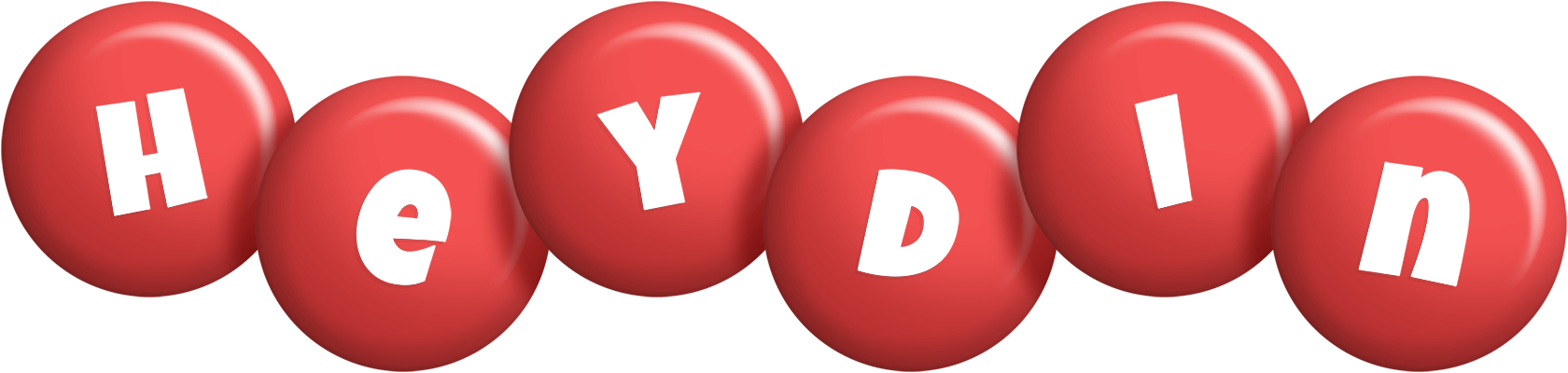 Heydin candy-red logo