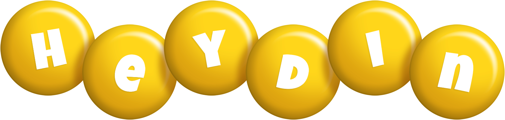 Heydin candy-yellow logo