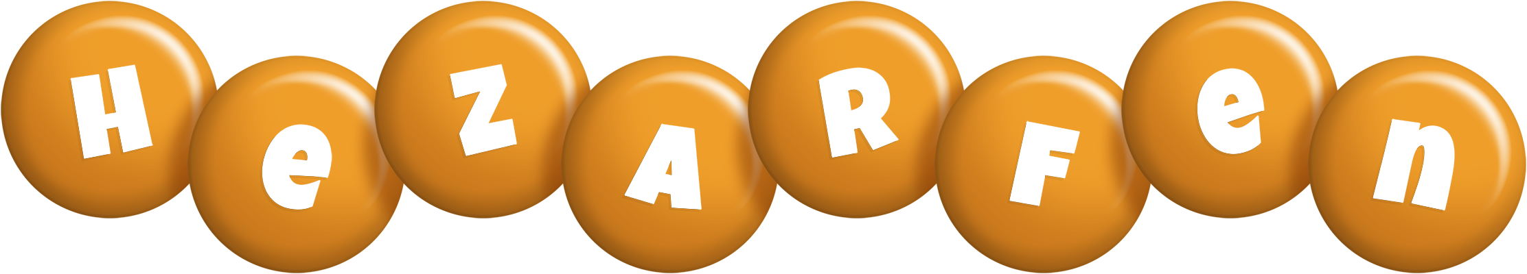 Hezarfen candy-orange logo