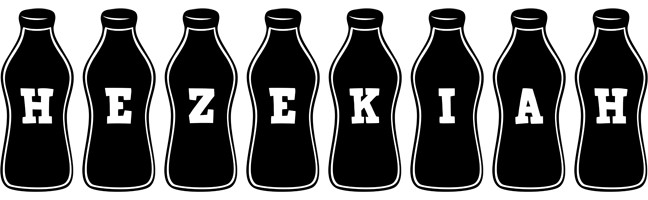 Hezekiah bottle logo