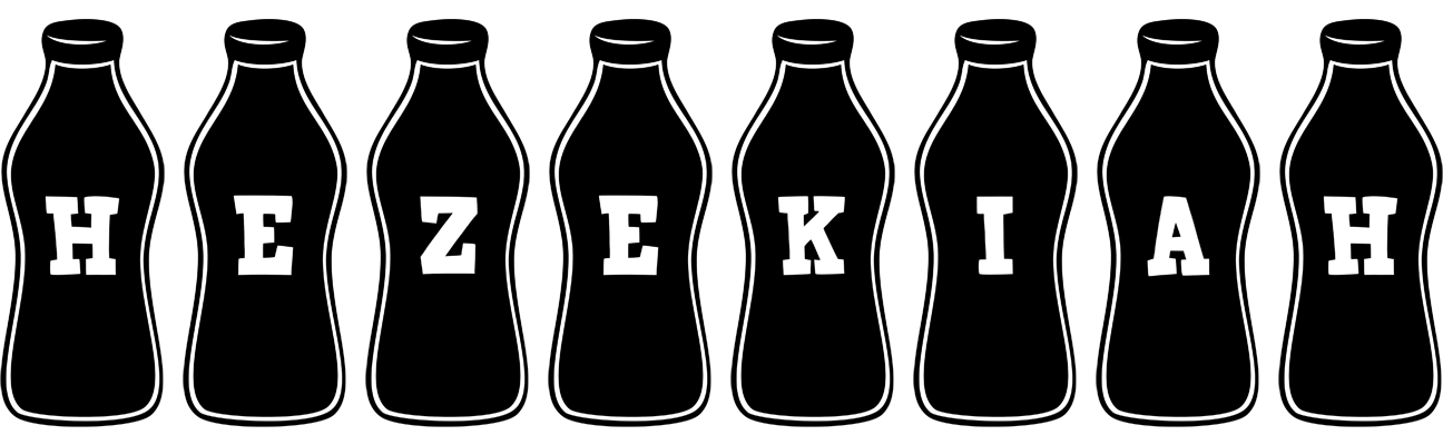 Hezekiah bottle logo