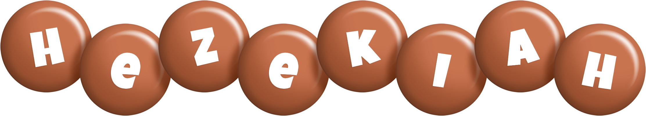 Hezekiah candy-brown logo