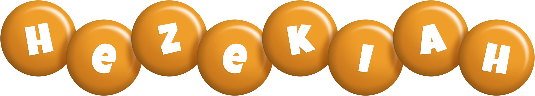 Hezekiah candy-orange logo