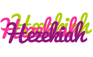 Hezekiah flowers logo