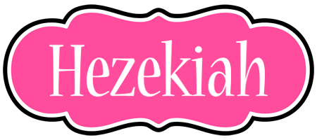 Hezekiah invitation logo