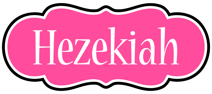 Hezekiah invitation logo