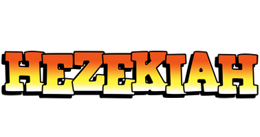 Hezekiah sunset logo