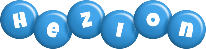 Hezion candy-blue logo