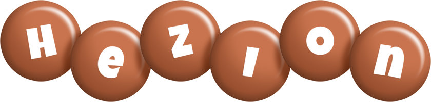 Hezion candy-brown logo