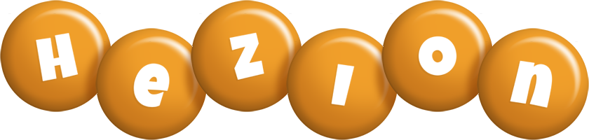 Hezion candy-orange logo
