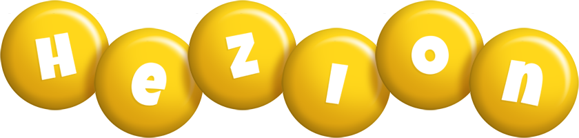 Hezion candy-yellow logo