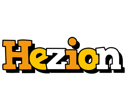 Hezion cartoon logo