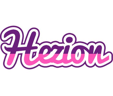 Hezion cheerful logo
