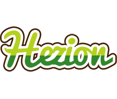 Hezion golfing logo