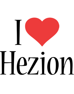 Hezion i-love logo