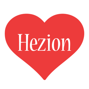 Hezion love logo