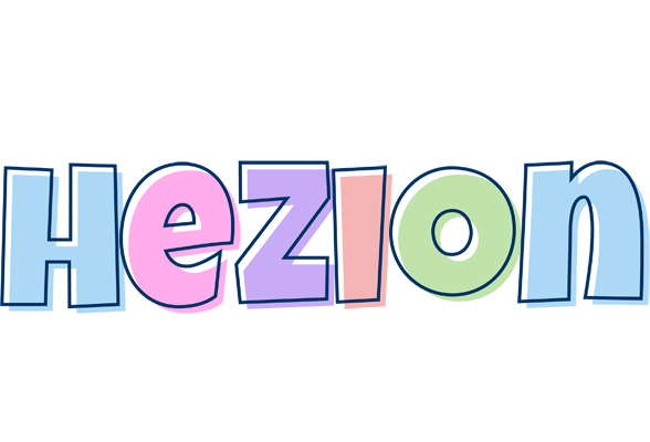 Hezion pastel logo