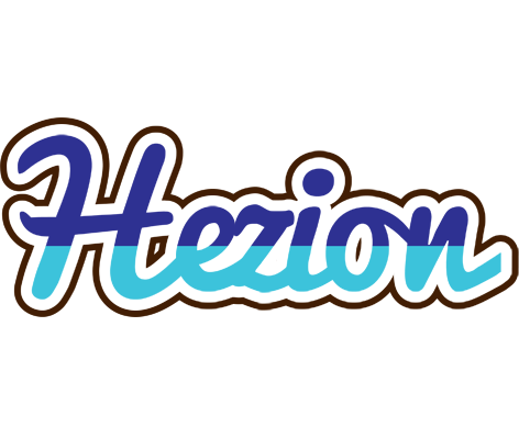 Hezion raining logo