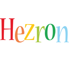 Hezron birthday logo