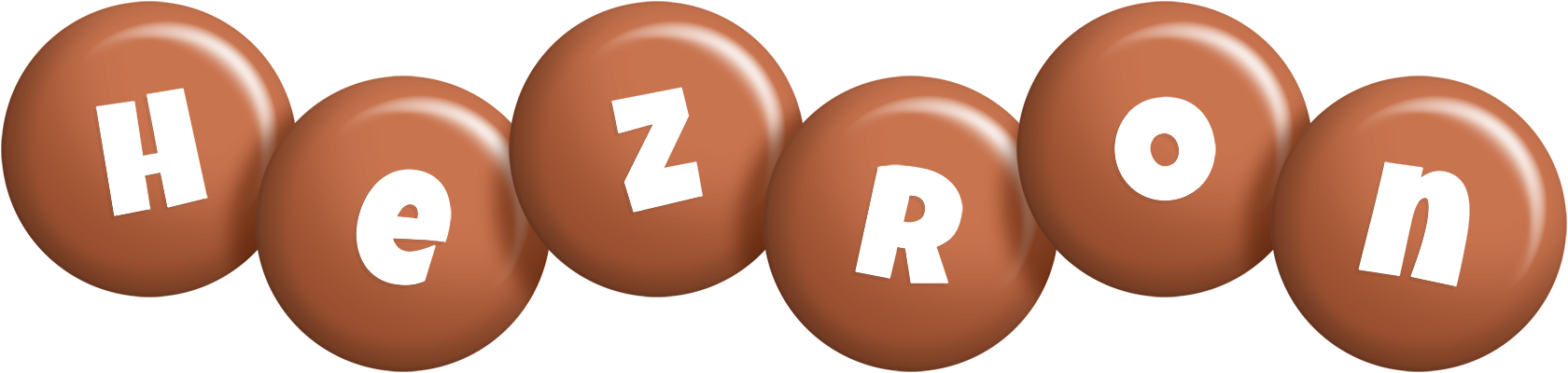 Hezron candy-brown logo