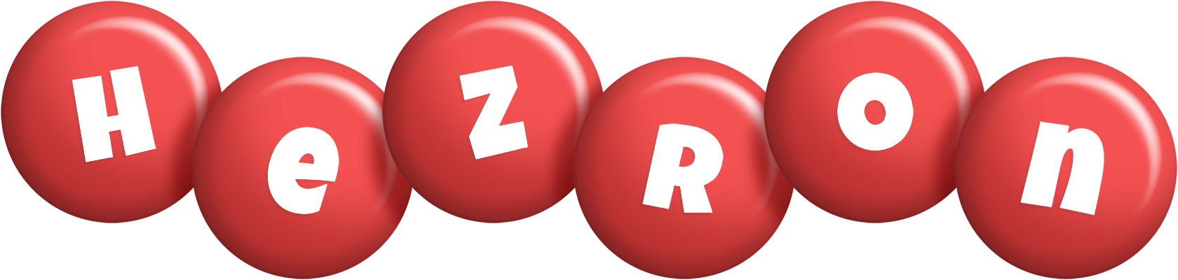 Hezron candy-red logo