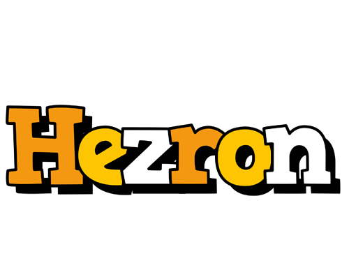 Hezron cartoon logo