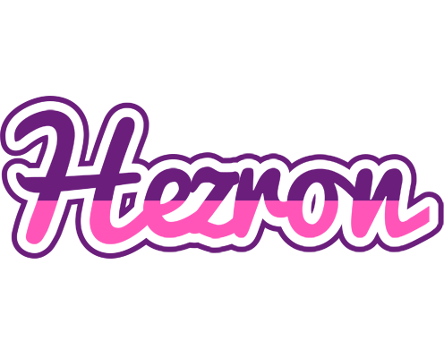 Hezron cheerful logo