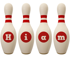 Hiam bowling-pin logo