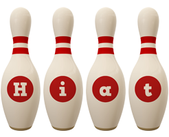 Hiat bowling-pin logo