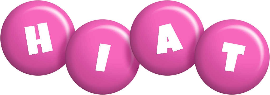 Hiat candy-pink logo