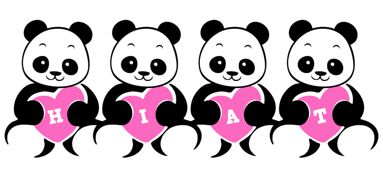 Hiat love-panda logo