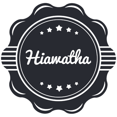 Hiawatha badge logo