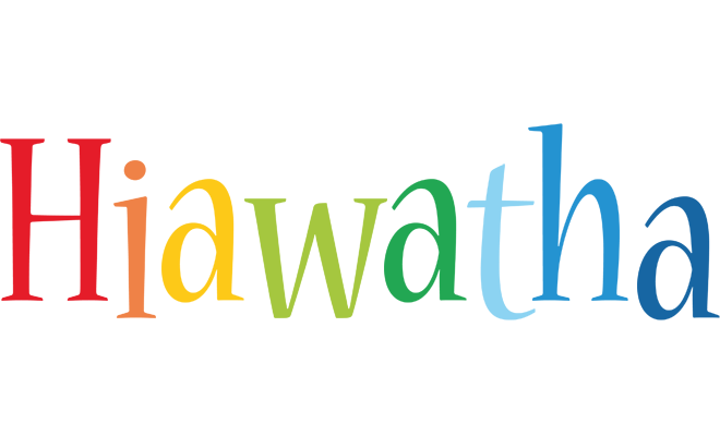 Hiawatha birthday logo